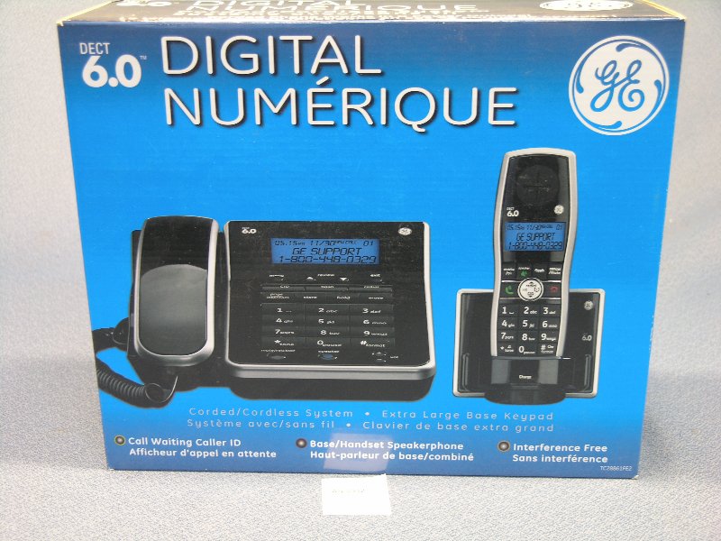 GE Digital Dect 6.0 Corded / Cordless Phone System Allsold.ca Buy