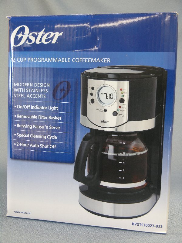 Oster 12 Cup Coffeemaker BVSTCJ0027 033 Allsold Buy Sell Used Office Furniture Calgary