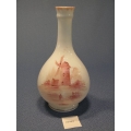 Vintage Carafe Hand Painted Vase Late 1800's Windmill