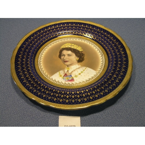 Aynsley Commemorative Queen Elizabeth II Plate Allsold.ca Buy