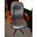 High Back Leather Conference Chairs with Arms