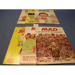 Lot 6 Mad Magazines No 97 Sept 65 Dec 66 March 67 68 70