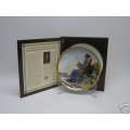 Bradford Norman Rockwell "The Journey Home" Plate