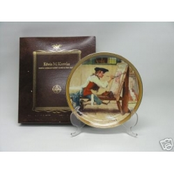 Bradford Norman Rockwell "Sign of The Times" Plate 
