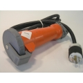 Hubbell 4100C12W Female Connector & 4 Pin Hubbell Term