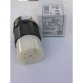 Leviton 2813 Black Locking Connector Female NIB