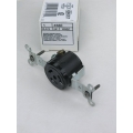 Leviton 4560 - Black Receptical Female NIB