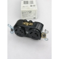 Leviton 4700 - Black Duplex Receptacle Female NIB