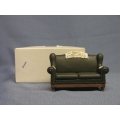 Country Green Couch Figurine New In Box