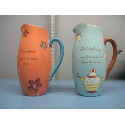 Lot of 2 Collectable Ceramic Jugs