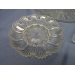 Lot of 3 Glass Serving trays