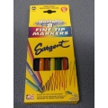 Sargent Fine Tip Washable Markers 