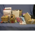Lot of Assorted Office Supplies Sharpener Eraser Tacks