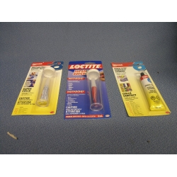 Lot of Assorted Super Glue Lok tite Instabond Pres-tite