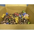 Box of aprox 100 2&3 in Bows Assorted colors