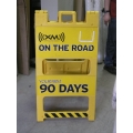 Yellow PVC Sandwich Board