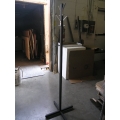coat rack black silver