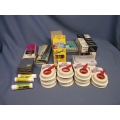 Lot of Office Supplies Paper Clips Pens Glue Strapping