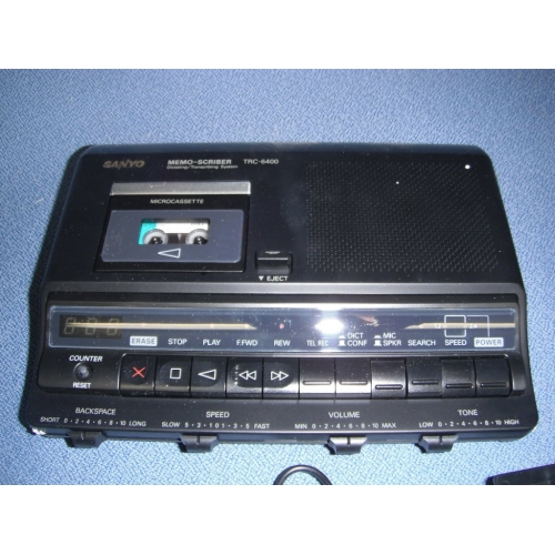 sanyo memo scriber trc manual