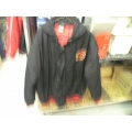 Old-time Hockey Bomber's Style Hooded Calgary Flames Jacket
