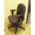 Purple Pattern cloth  Office Task Chair Gas  Black Frame