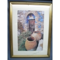 Picture of Pots in Rustic Setting By Georges Meis