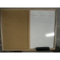 Whiteboard and Cork Board 24"x 18"