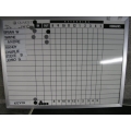 24"x 18" Magnetic Whiteboard With Chart