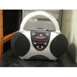 Black Durabrand CD Player, AM/FM Receiver