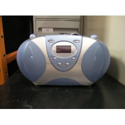 Blue Durabrand CD Player, AM/FM Receiver CD1095