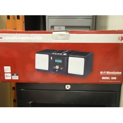 Dark Blue Durabrand MicroSystem CD/Player