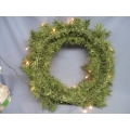 Wreath Lights up 