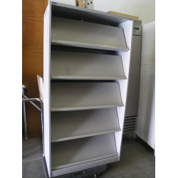 Grey Montel Brochure Pamphlet Display Storage Cabinet Rack Grey Montel Brochure Pamphlet Display Storage Cabinet Rack