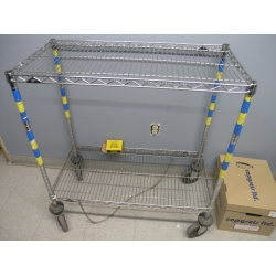 Metro Mail/Product Rolling Cart Stainless 36 x 18 x 39.5