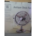 Weatherworks Antique 3 Speed Desk Fan