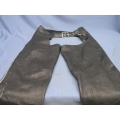 Bristol Leather Motorcycle Chaps Size Large