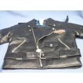 Harley Davidson Size 8-10 Simulated Leather 100% PVC