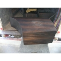 Large Wood Reception Table Oddly Shaped 62x36