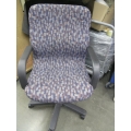 Purple Rose Grey Office Chair Adjustable