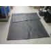 96 x 60 Woven Leather Area Rug Mat carpet