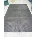 96 x 60 Woven Leather Area Rug Mat carpet