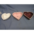 3 Chantel Heart Shaped Baking Dishes