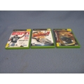 3 X Box Games Ralli Sport Burnout NFL 2K5