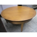 Round Wood Coffee Table 36x18.5