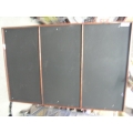 Menu Chalk Board 3 Section Cherry Trim 4 x 8