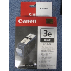 Lot of 3 Canon 3e Black BCI-3EBK Print Cartridge
