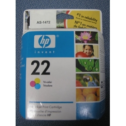 HP 22 Tricolor Ink Jet Print Cartridge
