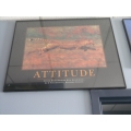 Framed Inspirational Attitude  Print 24 x 30
