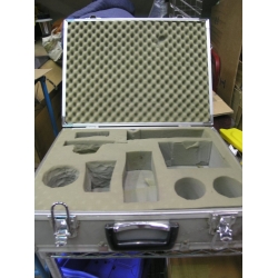 Aluminum Hard Bodied Carrying Case w Foam 