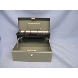 5 Compartment Coin Tray Cash Box 10x7x4.5